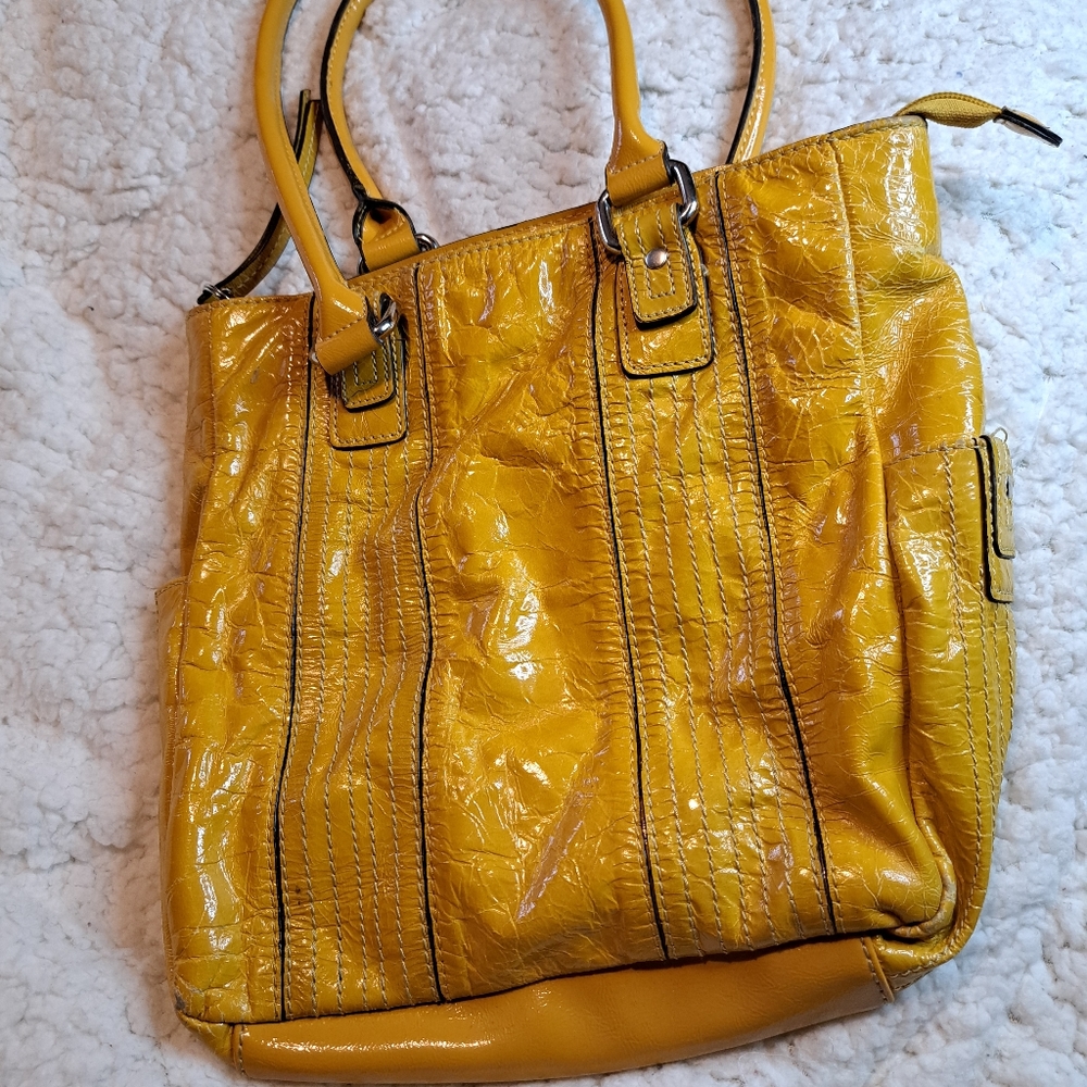 Yellow purse